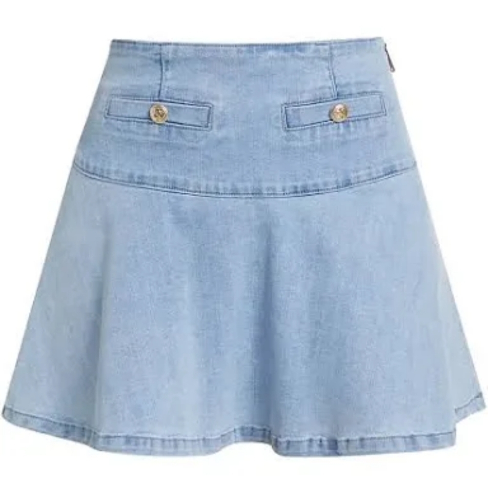 $225 Generation Love's Adella Denim Miniskirt STRETCHY size 24